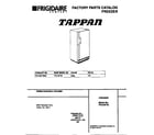 Tappan TFU16F7BW2 cover diagram