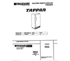 Tappan TFU21M7AW4 cover diagram
