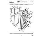 Tappan 95-2187-00-4 doors diagram