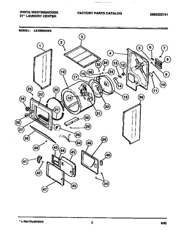Drum and loading door