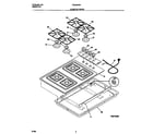 Tappan TGC3X4XCD1 cooktop parts diagram