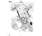 Frigidaire FSE747GCS0 cabinet/drum diagram