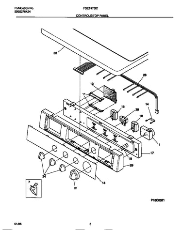 Controls/top panel
