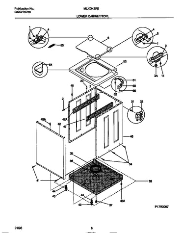 Lower cabinet/top