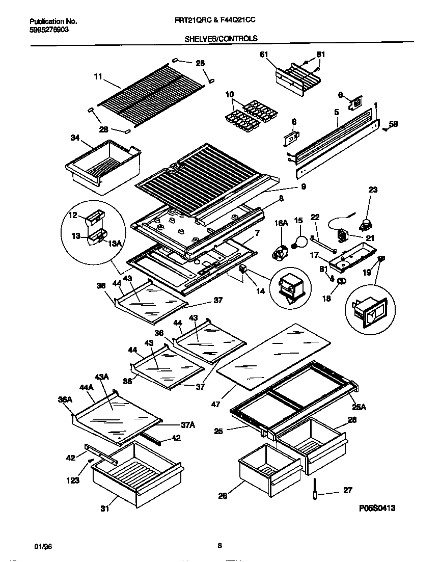 SHELVES/CONTROLS