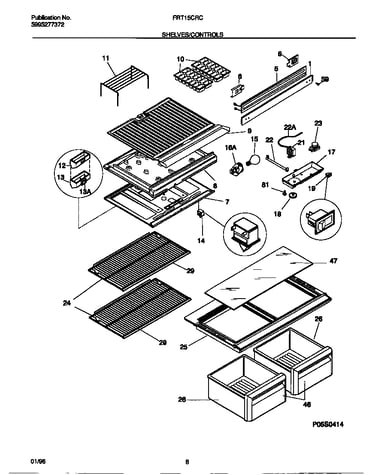 Shelves/controls