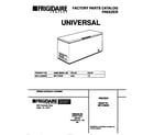 Universal/Multiflex (Frigidaire) MFC15M3BW2 cover diagram