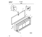 Universal/Multiflex (Frigidaire) MFC15M3BW2 door diagram