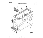 Universal/Multiflex (Frigidaire) MFC15M3BW2 cabinet/control/shelves diagram