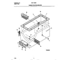 Universal/Multiflex (Frigidaire) MFC15M5BW2 cabinet/control/shelves diagram