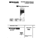 White-Westinghouse LG400SXD3 cover diagram