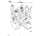 White-Westinghouse LG400SXW3 motor/blower/belt diagram