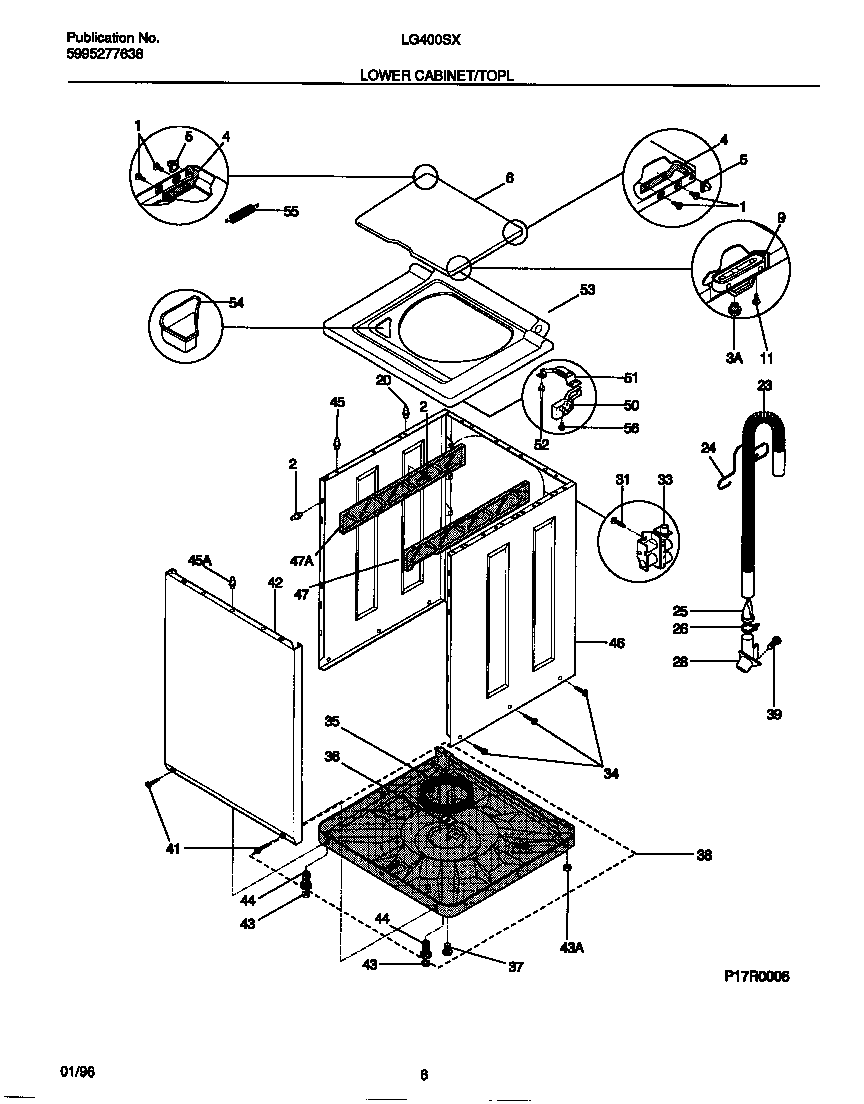 Lower cabinet/top