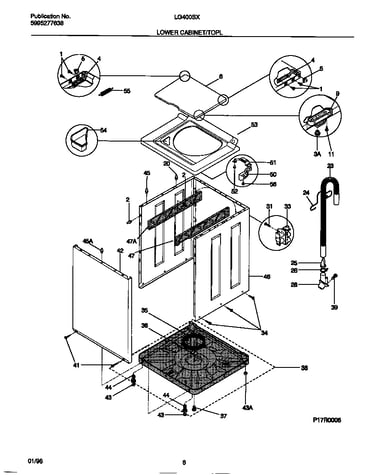 Lower cabinet/top