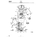 White-Westinghouse LG400SXW3 motor/tub diagram