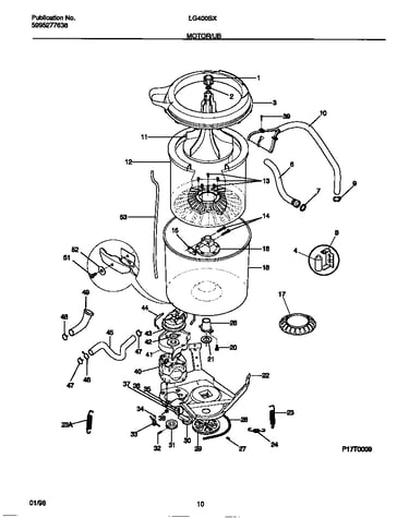 Motor/tub