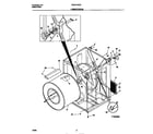 Frigidaire FSG747GCS0 cabinet/drum diagram