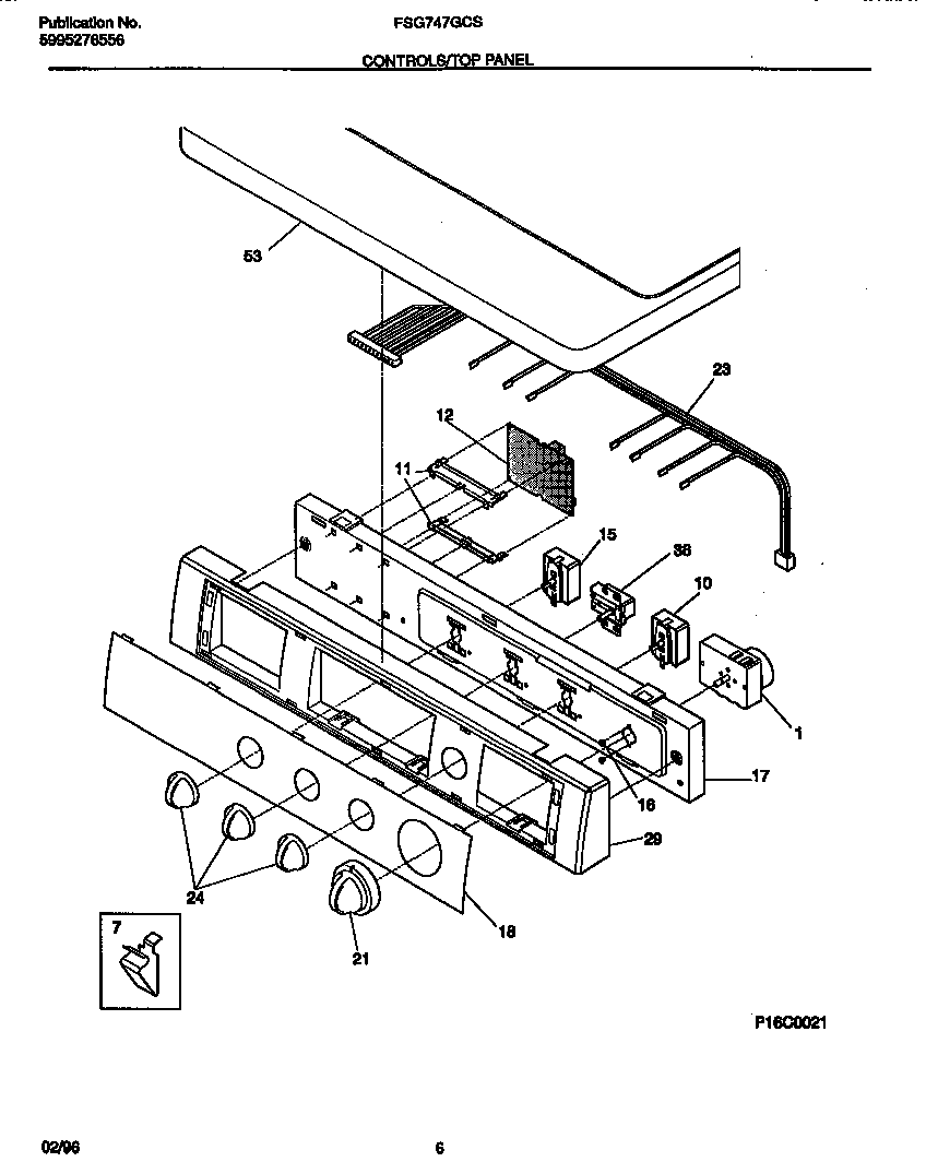 Controls/top panel