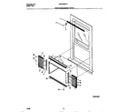 White-Westinghouse WAC083W7A5A window mounting parts diagram