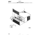 Frigidaire FAL103Y1A1 cabinet front and wrapper diagram