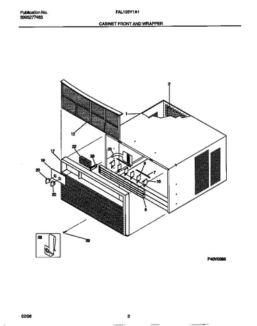 Cabinet front and wrapper