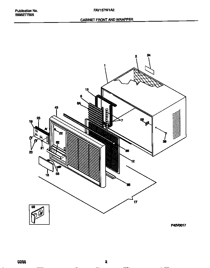 CABINET FRONT AND WRAPPER