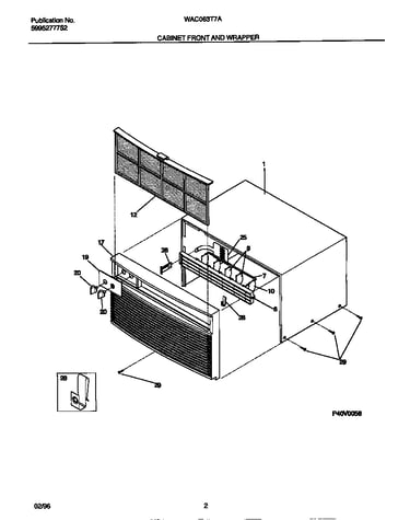 Cabinet front and wrapper