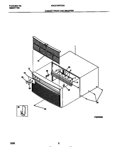 Cabinet front and wrapper