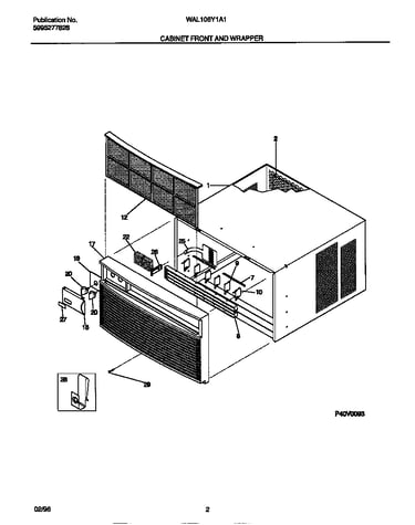 Cabinet front and wrapper