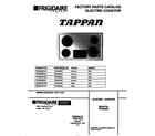 Tappan TEC6X3XCWA cover diagram