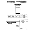 Universal/Multiflex (Frigidaire) MRT21PNBD3 cover diagram