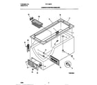 Frigidaire FFC18M7CW1 cabinet/control/shelves diagram