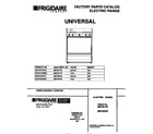 Universal/Multiflex (Frigidaire) MEF301PBDG cover diagram