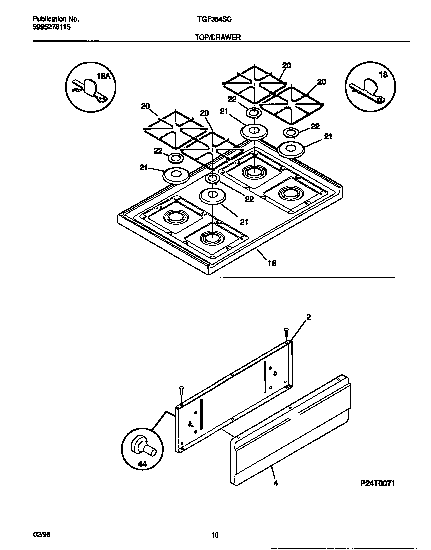Top/drawer