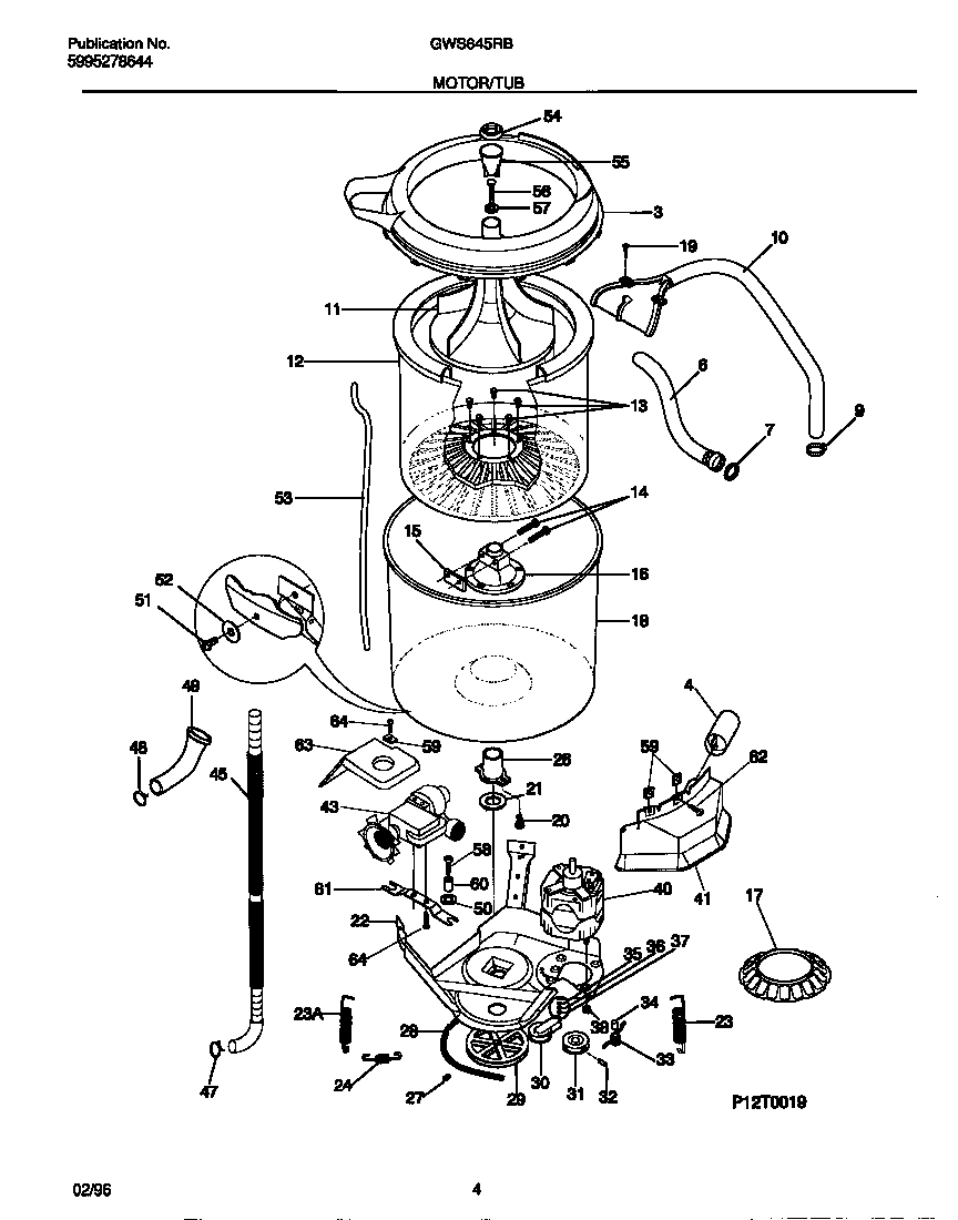 MOTOR/TUB