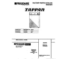 Tappan TWX233RBW3 cover diagram