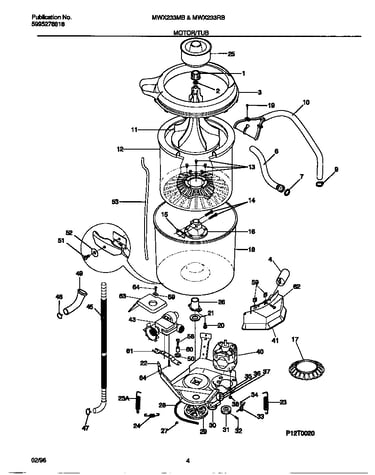 Motor/tub