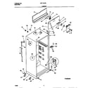 Universal/Multiflex (Frigidaire) MRT15CNCD4 cabinet diagram