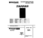 Tappan TGB557CCBA cover diagram