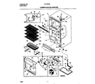 Frigidaire FFU16F9CW1 cabinet/control/shelves diagram