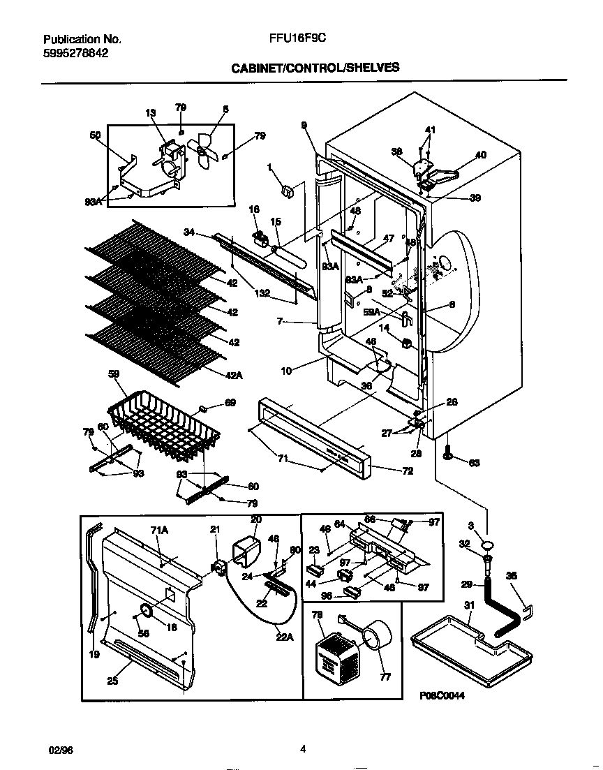 Cabinet/control/shelves
