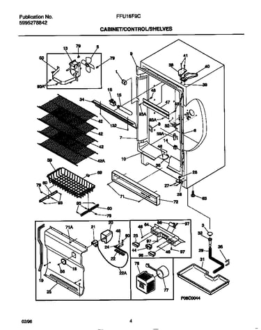 Cabinet/control/shelves