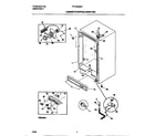 Frigidaire FFU09M5CW1 cabinet/control/shelves diagram
