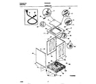 White-Westinghouse WWX233RBS3 cabinet/top diagram