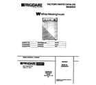 White-Westinghouse WWS233RBW2 cover diagram