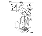 White-Westinghouse WWS233RBD2 cabinet/top diagram