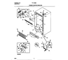 Frigidaire FFU14M8CW1 cabinet/control/shelves diagram
