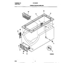 Gibson GFC05M3EW0 cabinet/control/shelves diagram