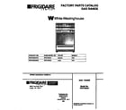White-Westinghouse WGF350SAWD cover diagram