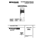 Universal/Multiflex (Frigidaire) MLXE42RED0 cover diagram